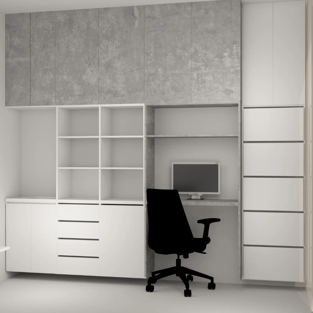 Work Station, Storage Cabinets, Drawers, Sink &  Shoes Cabinet